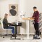 45.5 Inch Electric Height Adjustable Standing Desk with 2-Button Controller and Metal Frame